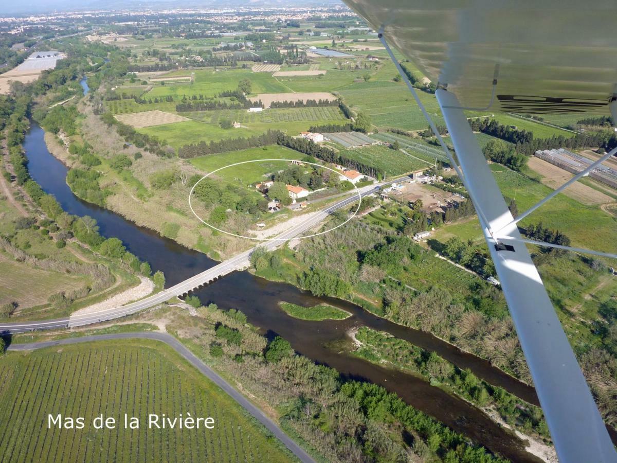 Mas De La Riviere Villa Villelongue-de-la-Salanque Bagian luar foto
